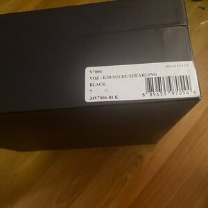 Rachel Zoe Black Suede Winter Boots